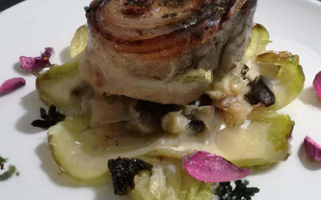 Gratin chou fleur et foie gras