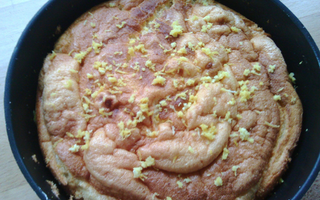 Gâteau magique vanille et citron