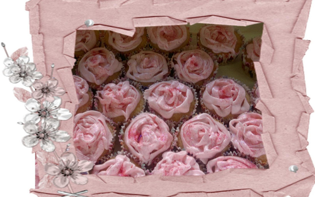 Bouquet de rose à la fraise
