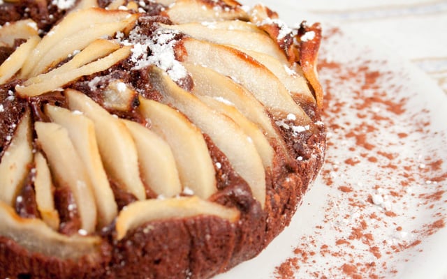 Gâteau choco-poires