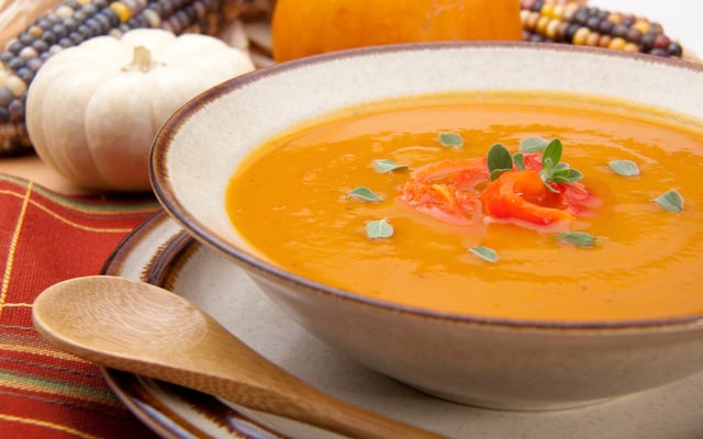 Soupe au potiron légère