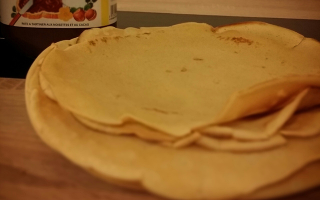 Pâte à crêpes au Nutella