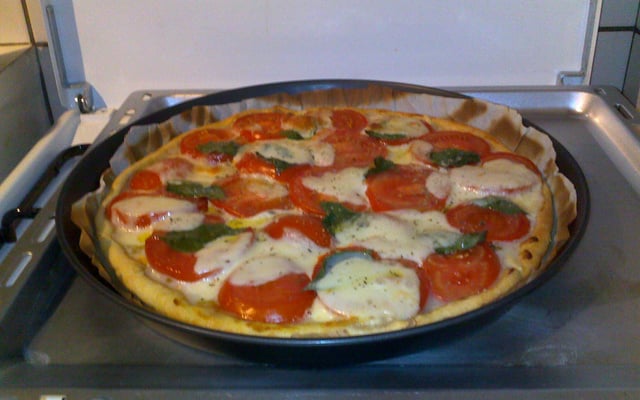 Tarte tomates mozzarella maison