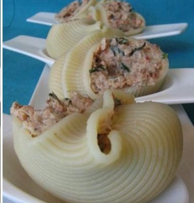 Lumaconis farcis aux sardines