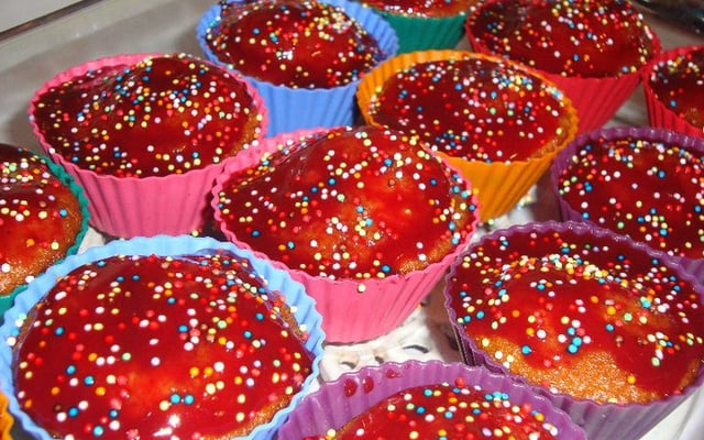 Muffins frangipane / framboise