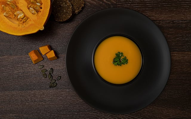 Soupe au potiron légère