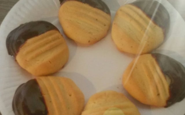 Sablés pattes de chat au chocolat