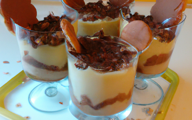 Charlottes au chocolat en verrines