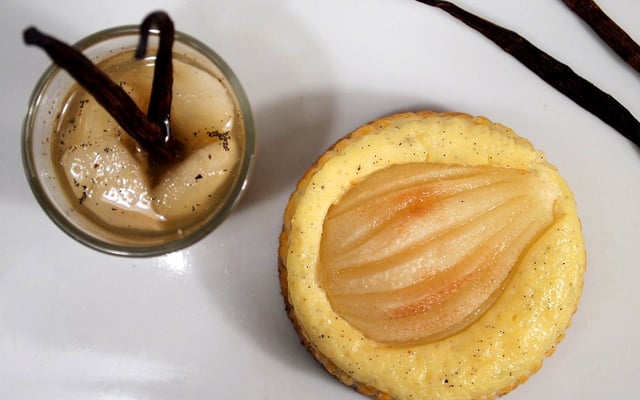 Duo de desserts aux poires maison