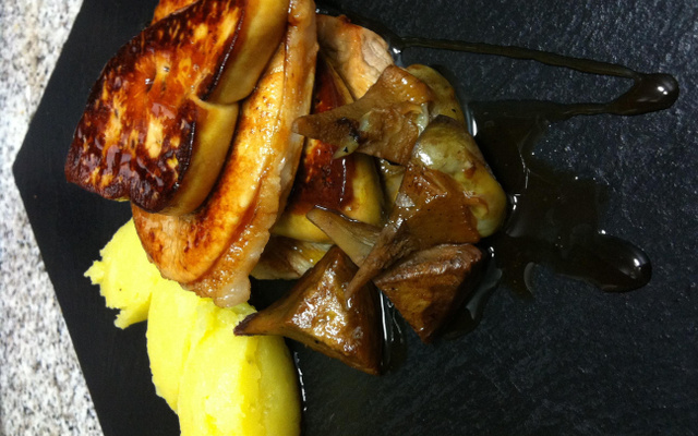 Médaillons de Veau de Lait et Foie Gras d'Oie