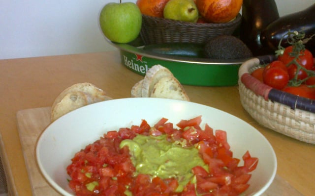Guacamole au vinaigre