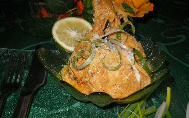 Cuisses de poulet au lait de coco