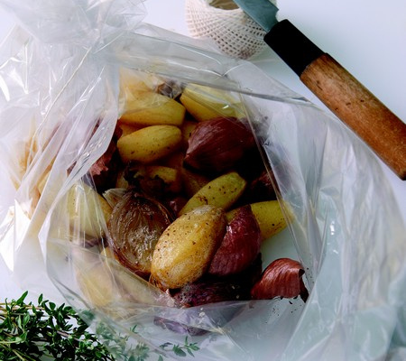 Papillotes de Princesse Amandine aux échalotes