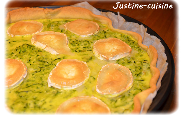 Tarte à la courgette et au chèvre rapide
