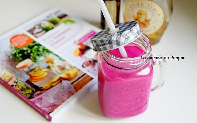 Smoothie betterave rouge et framboise