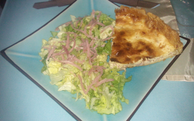 Quiche au jambon fumé