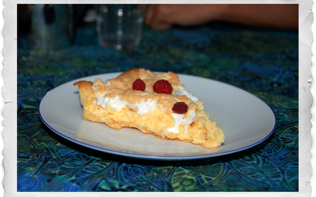 Tarte au citron au citron meringuée