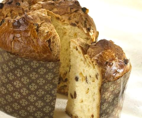 Panettone aux raisins secs