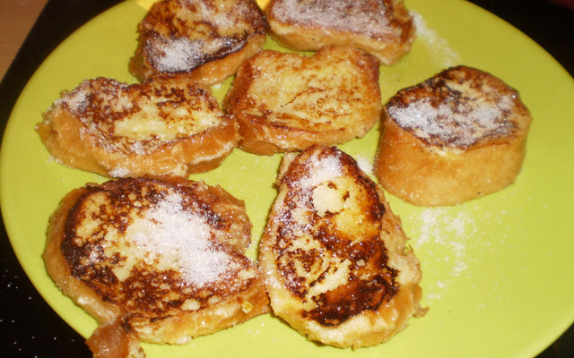 Pain perdu doré