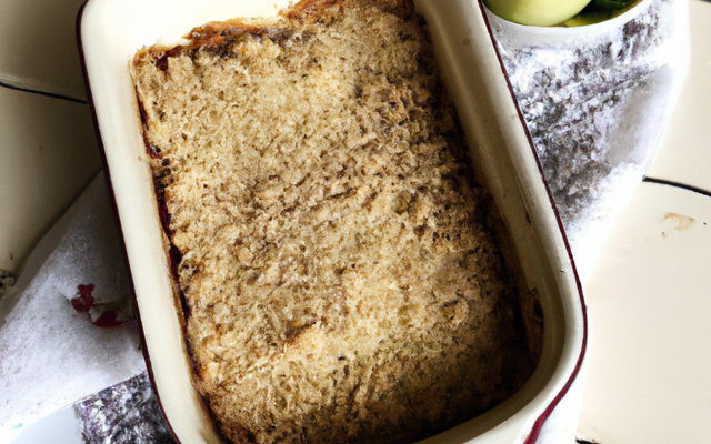 Crumble pomme-poire