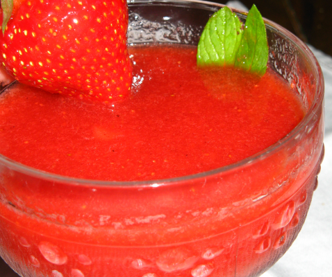 Soupe de fraises