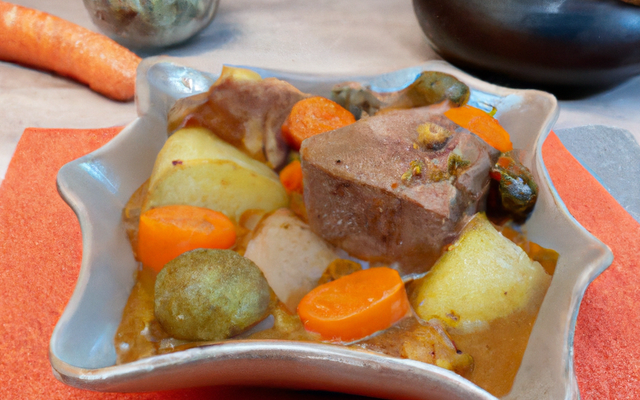 Recette de l'axoa de veau aux légumes