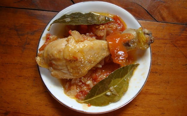 Poulet basquaise sans poivron