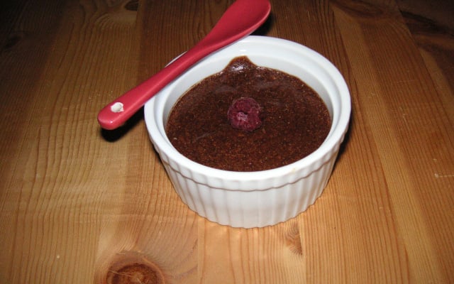 Mousse au chocolat noir économique