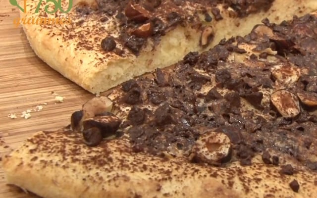 Pizza au chocolat