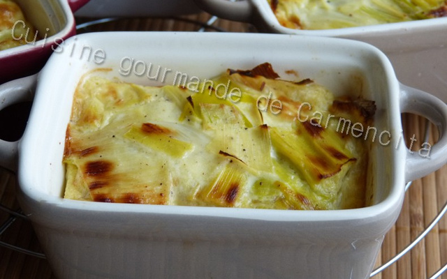Poireaux en gratin