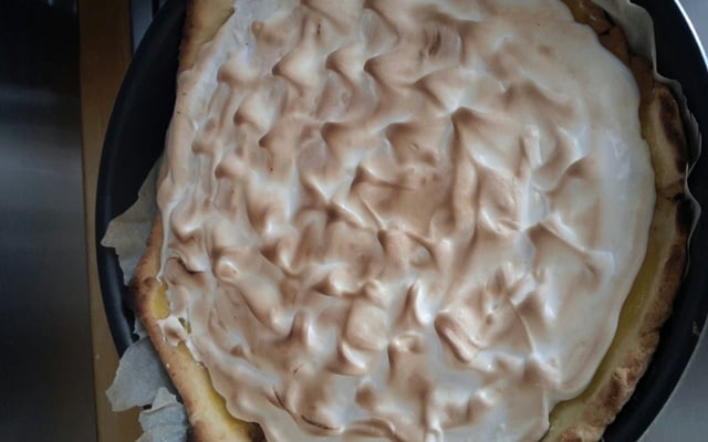 Tarte au citron meringuée à partager