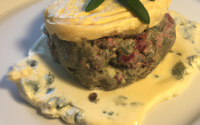 Émincé de bœuf en crème de gorgonzola