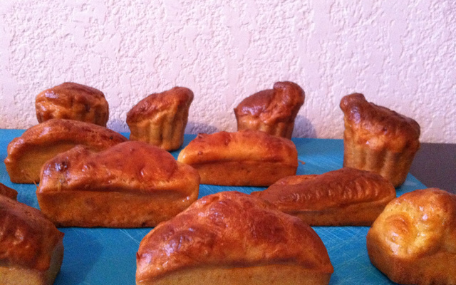 Mini cake salé