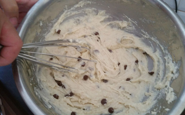 Gâteau aux pépites de chocolat sans œufs