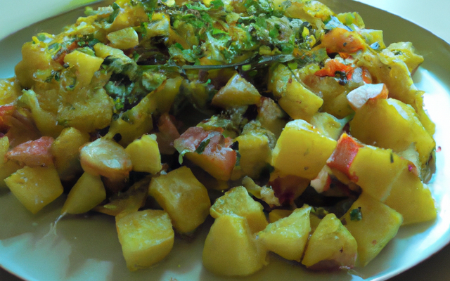 Salade meli-melo de pommes de terre