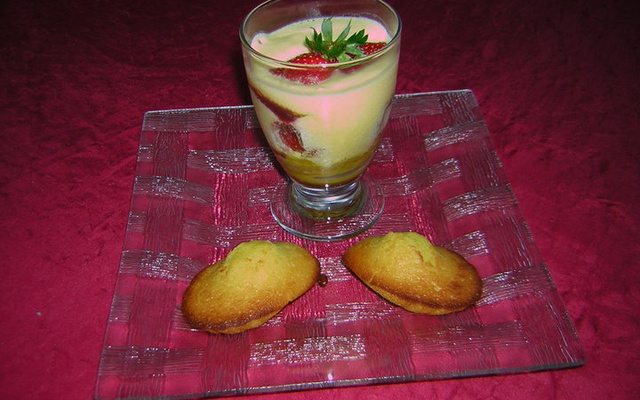 Verrines fraîcheur de tiramisu aux fraises