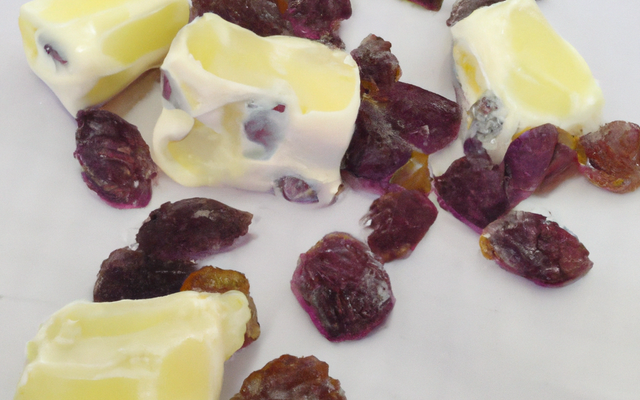 Bonbons de raisin au chèvre frais