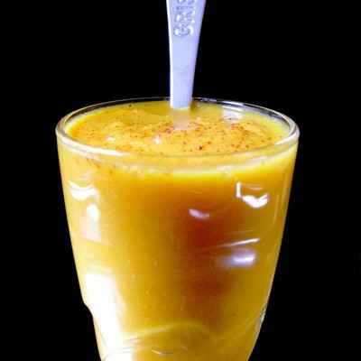 Velouté grisant de carottes et pois chiches