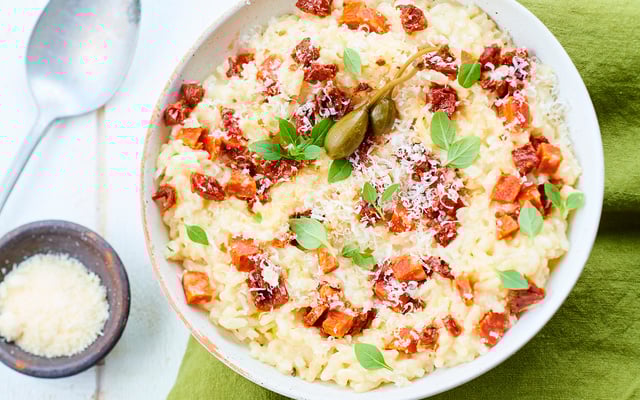 Risotto au chorizo