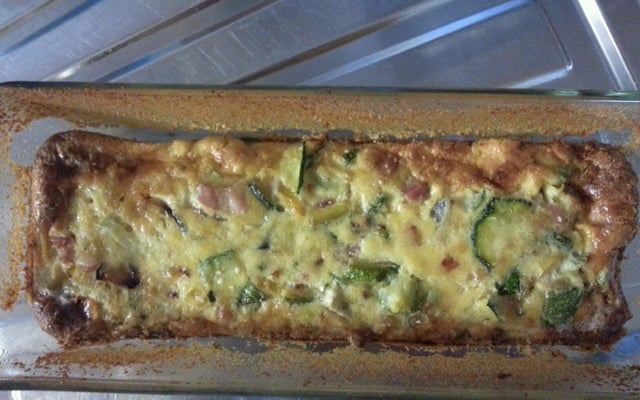 Flan aux légumes et à la créme fraiche