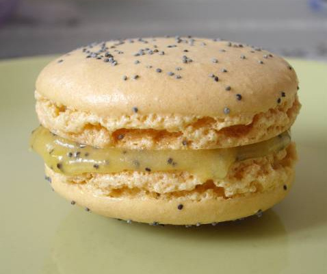 Macarons citron-pavot