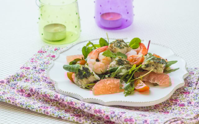 Salade printanière de Grillade aux Herbes