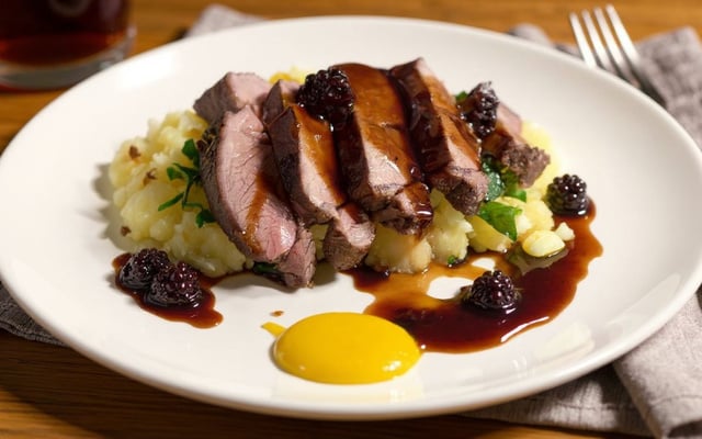 Cuissot de sanglier rôti