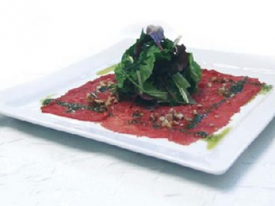 Carpaccio de bœuf irish angus