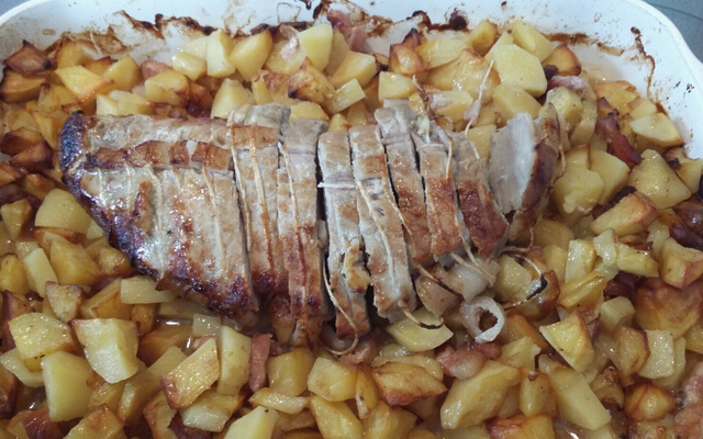 Rôti de veau campagnard