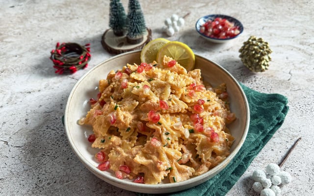 Farfalle au saumon fumé