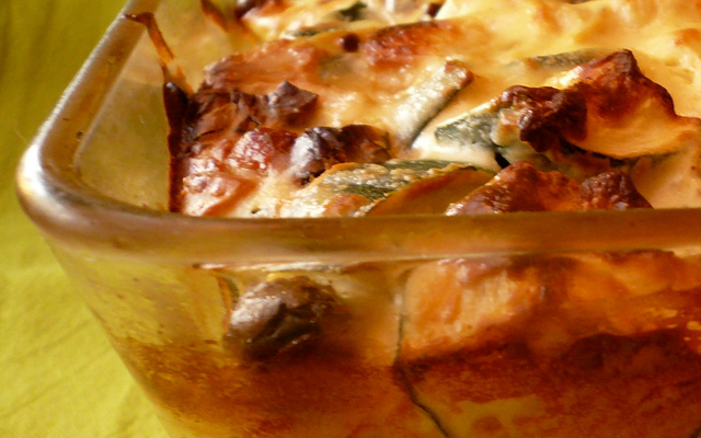 Gratin de courgettes à l'italienne très facile
