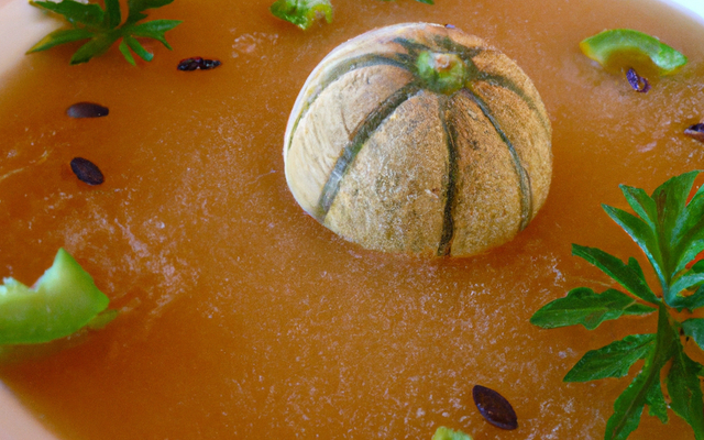 Soupe de melon au Banyuls
