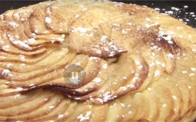 Tarte fine aux pommes