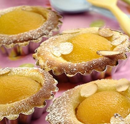 Tarte abricots amandes